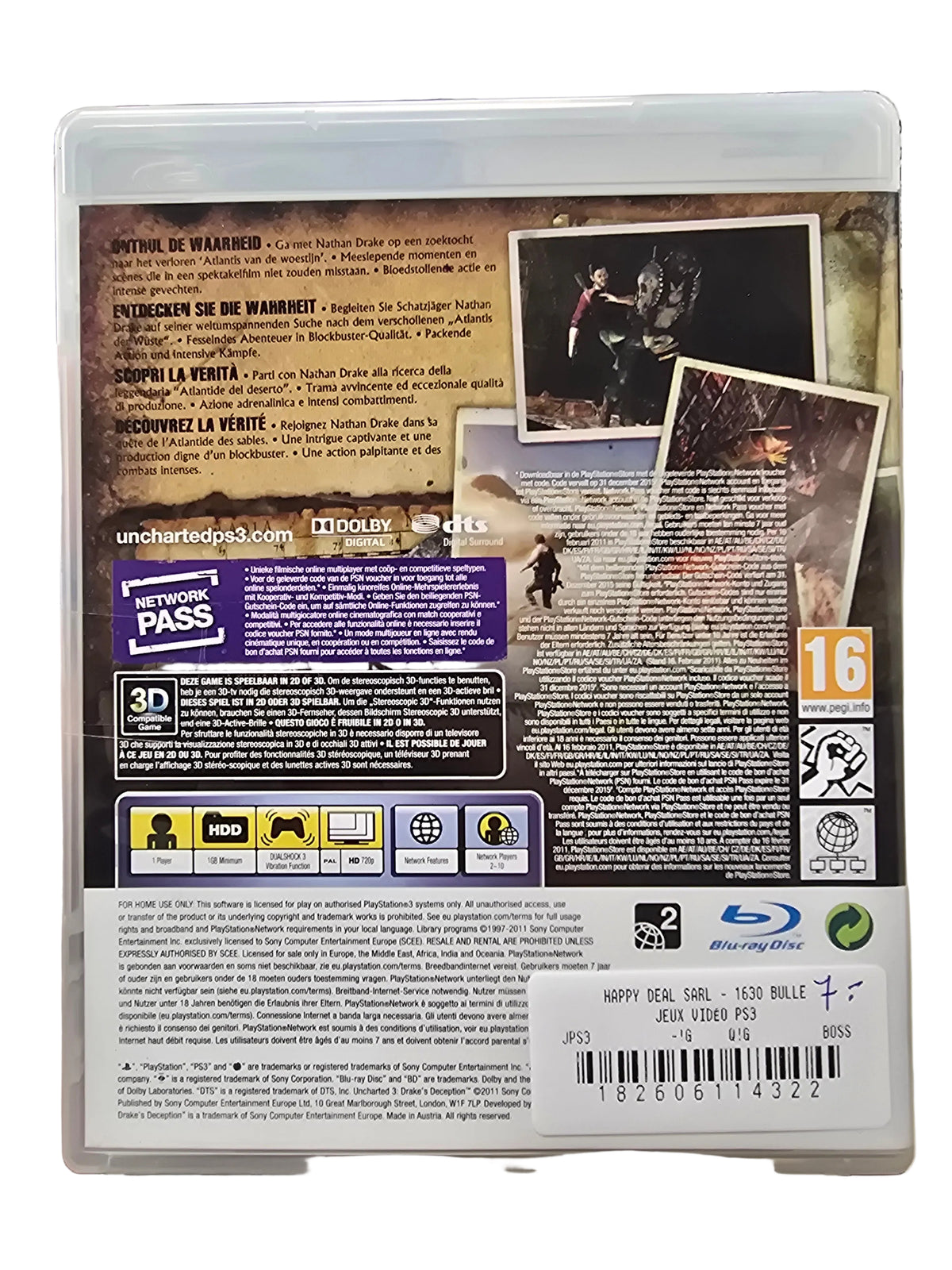 Uncharted 3 Drake's Deception PS3