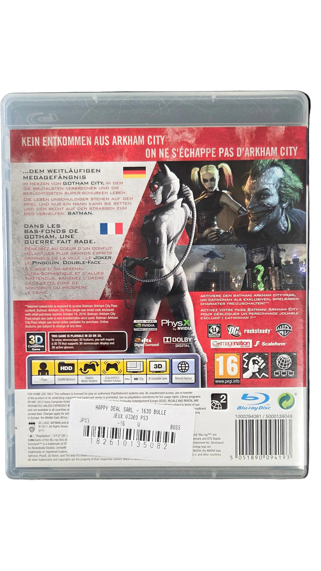 Barman Arkham City JPS3