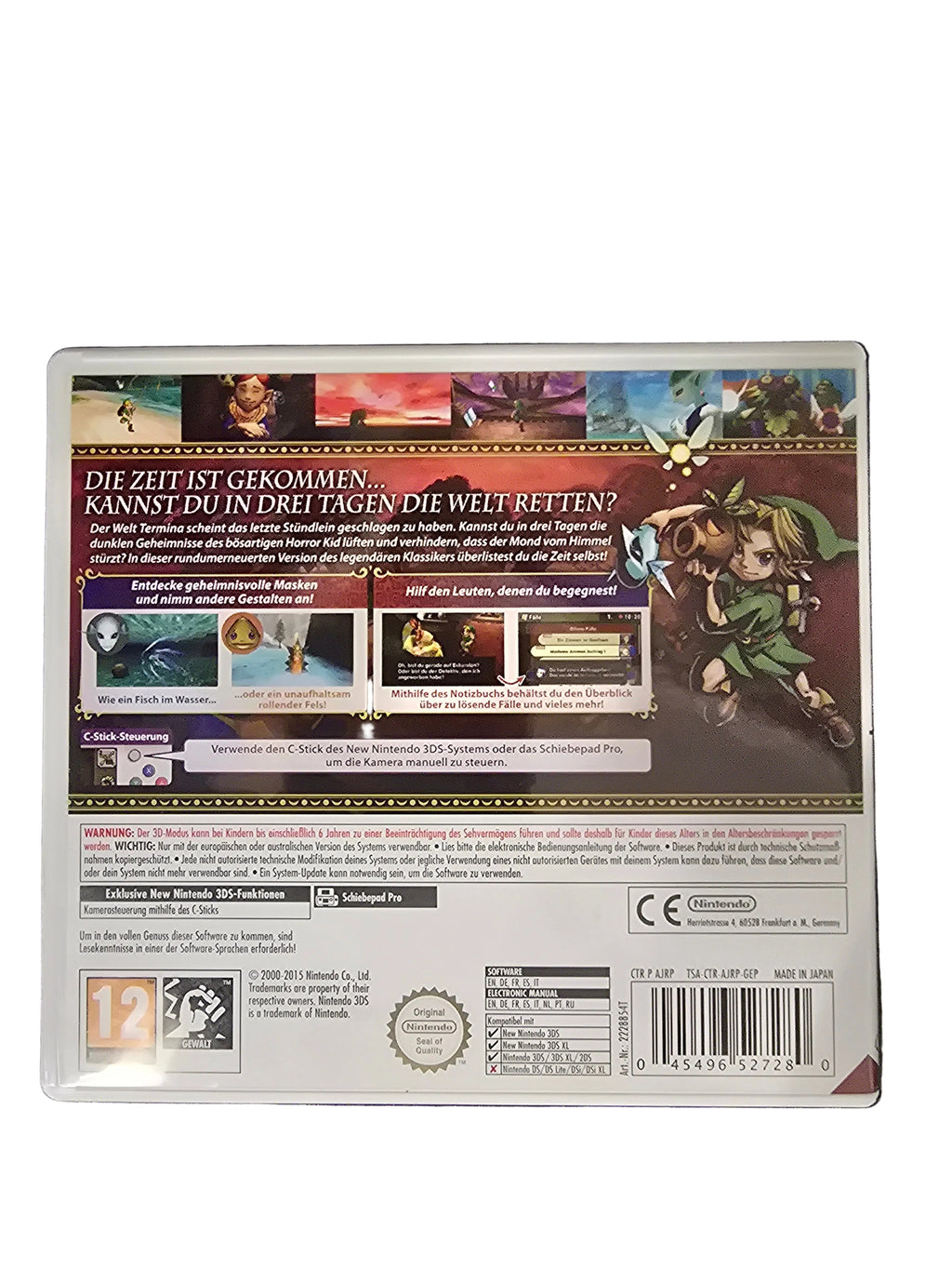 The Legend of Zelda Majora's Mask 3DS