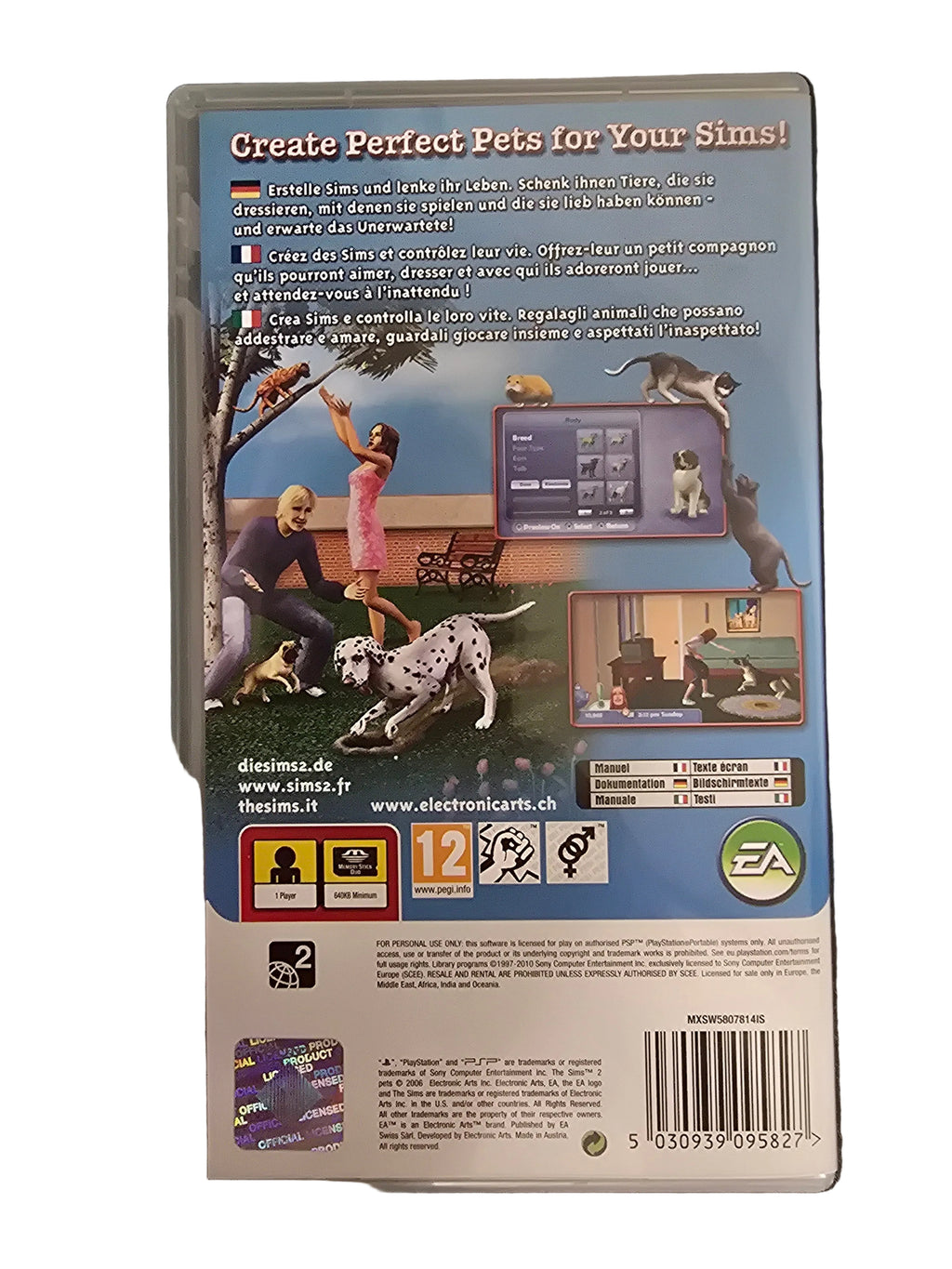 The Sims 2 Pets PSP