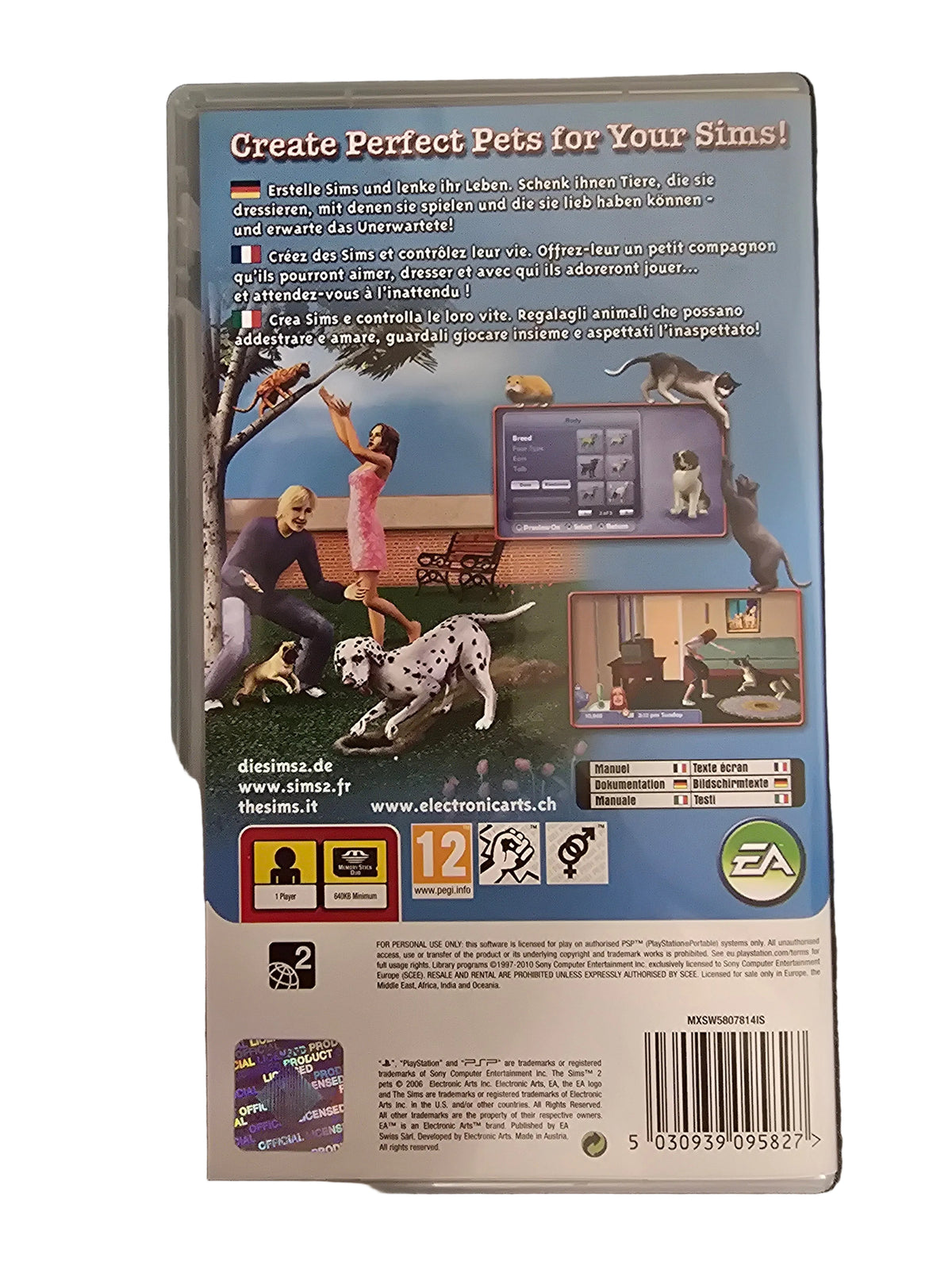 The Sims 2 Pets PSP