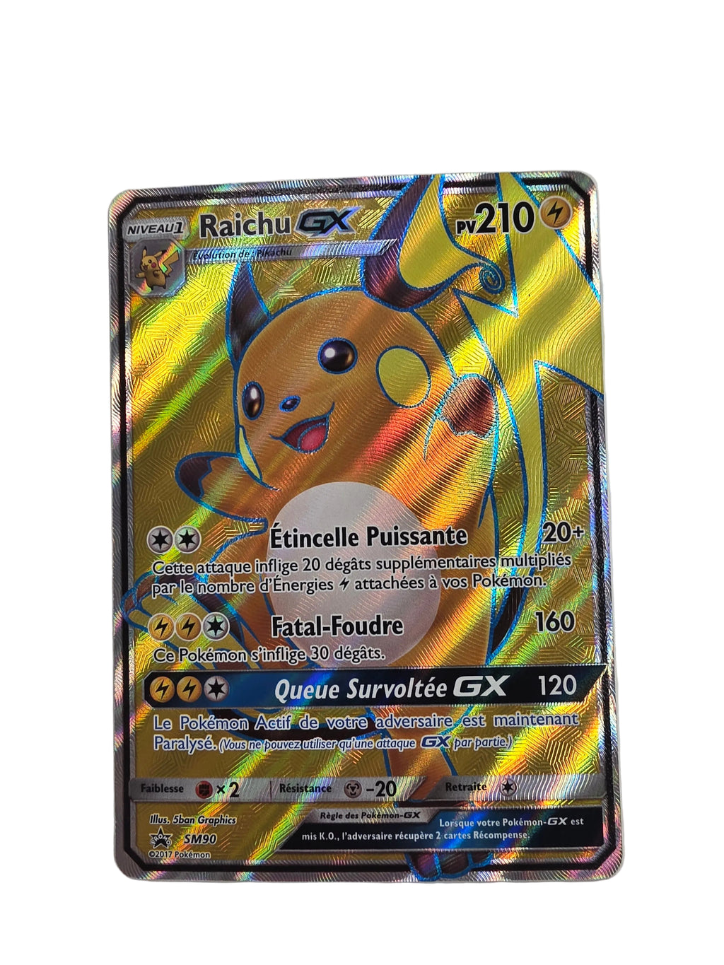 Sm90 promo Raichu gx FR