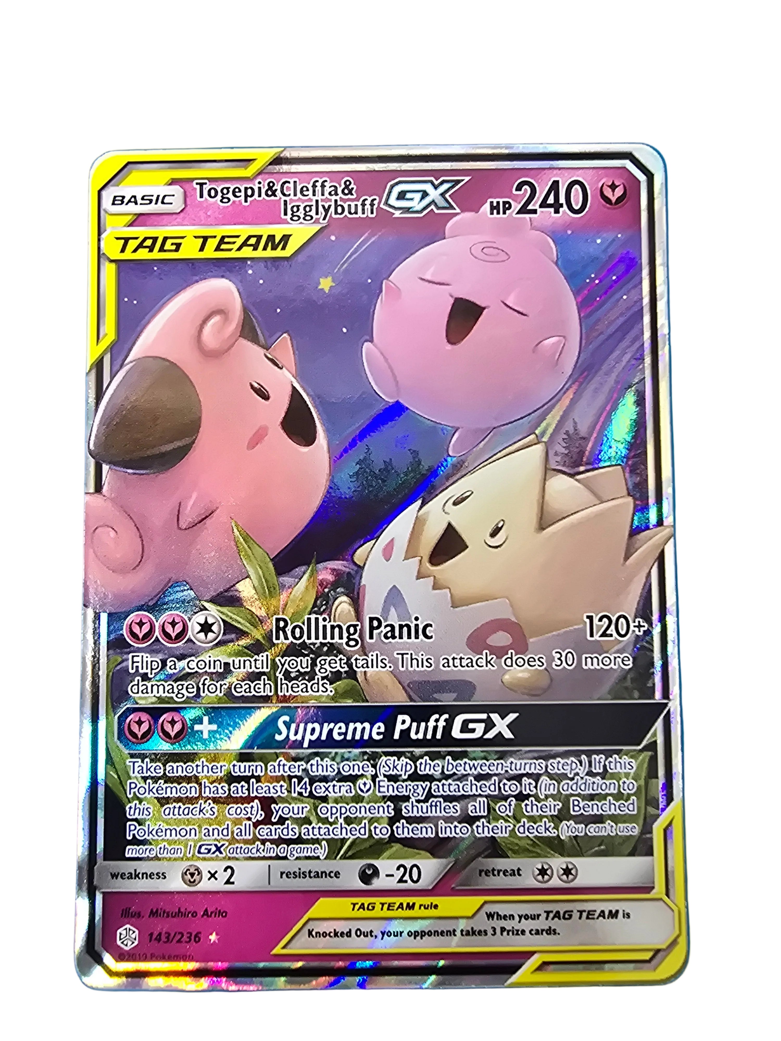 143/236 Togepi & Cleffa & Igglybuff GX ENG