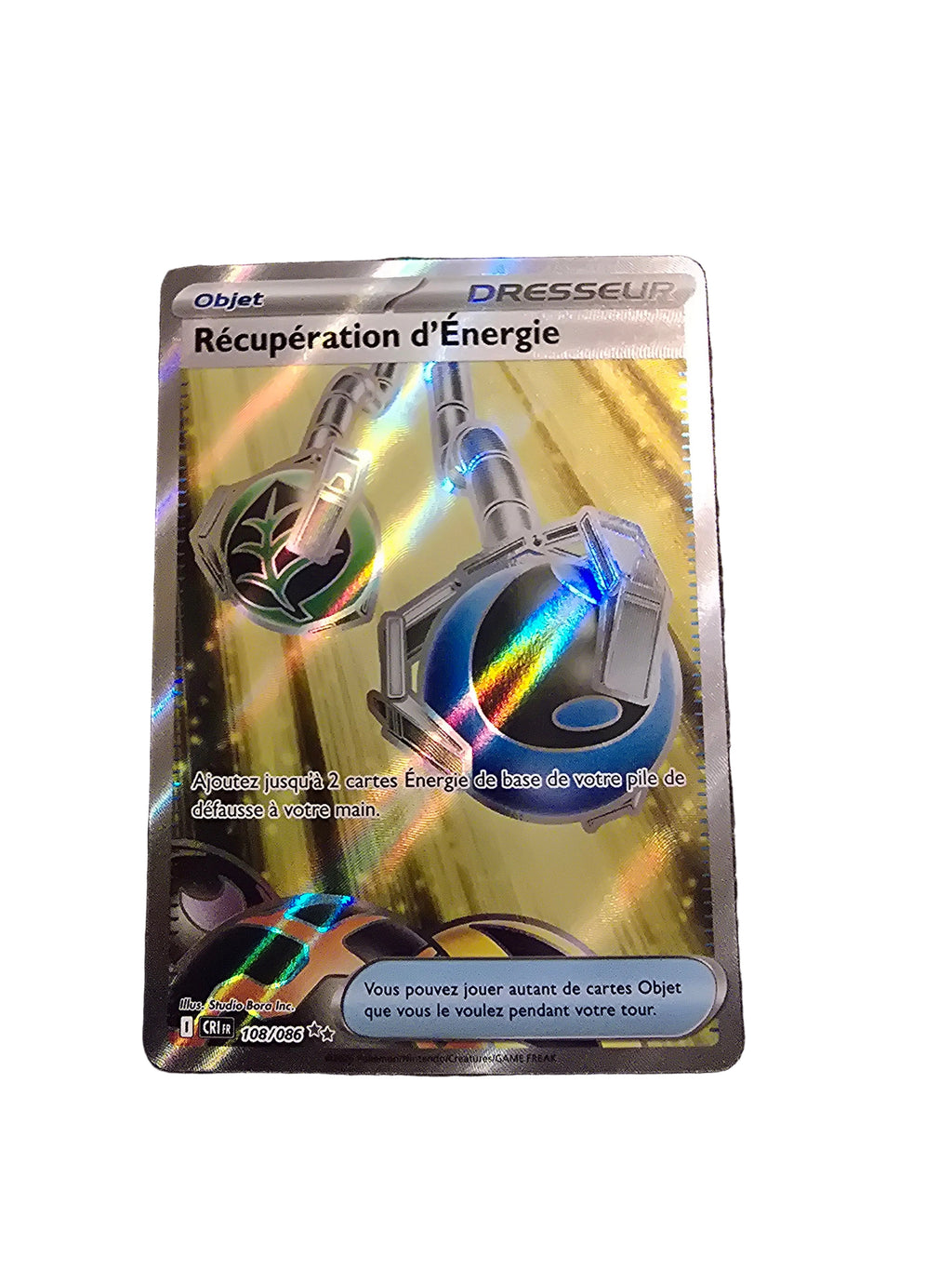 108/086 Récupération d'énergie FR