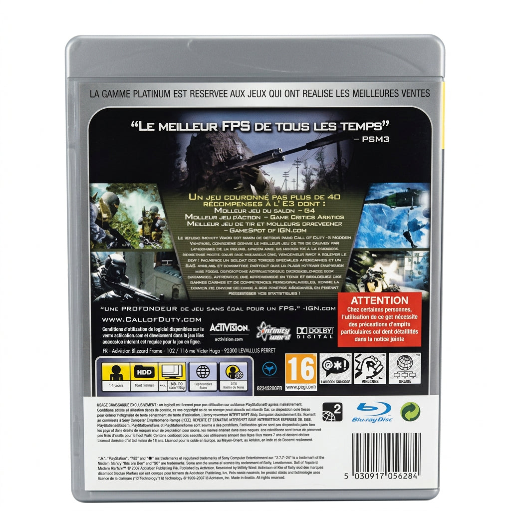 Call Of Duty 4 Modern Warfare (PLATINUM) PS3