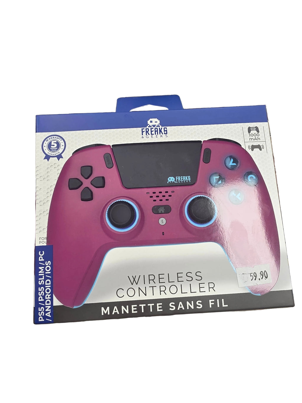 Freaks & Geeks Wireless controller PS5/PC/Android/IOS