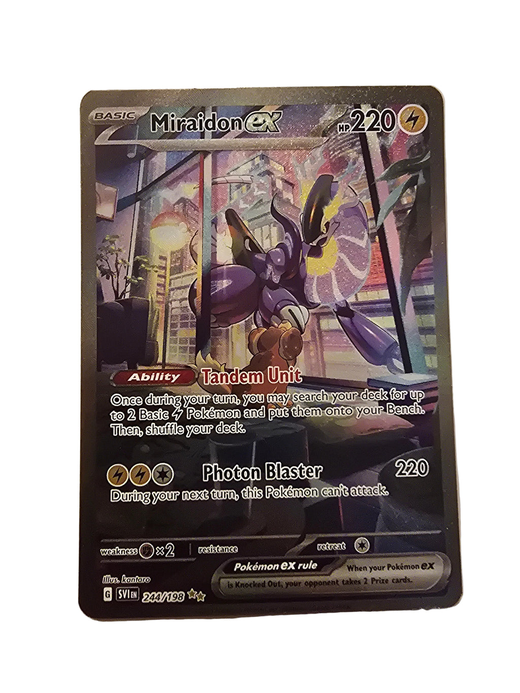 244/198 Miraidon ex ENG