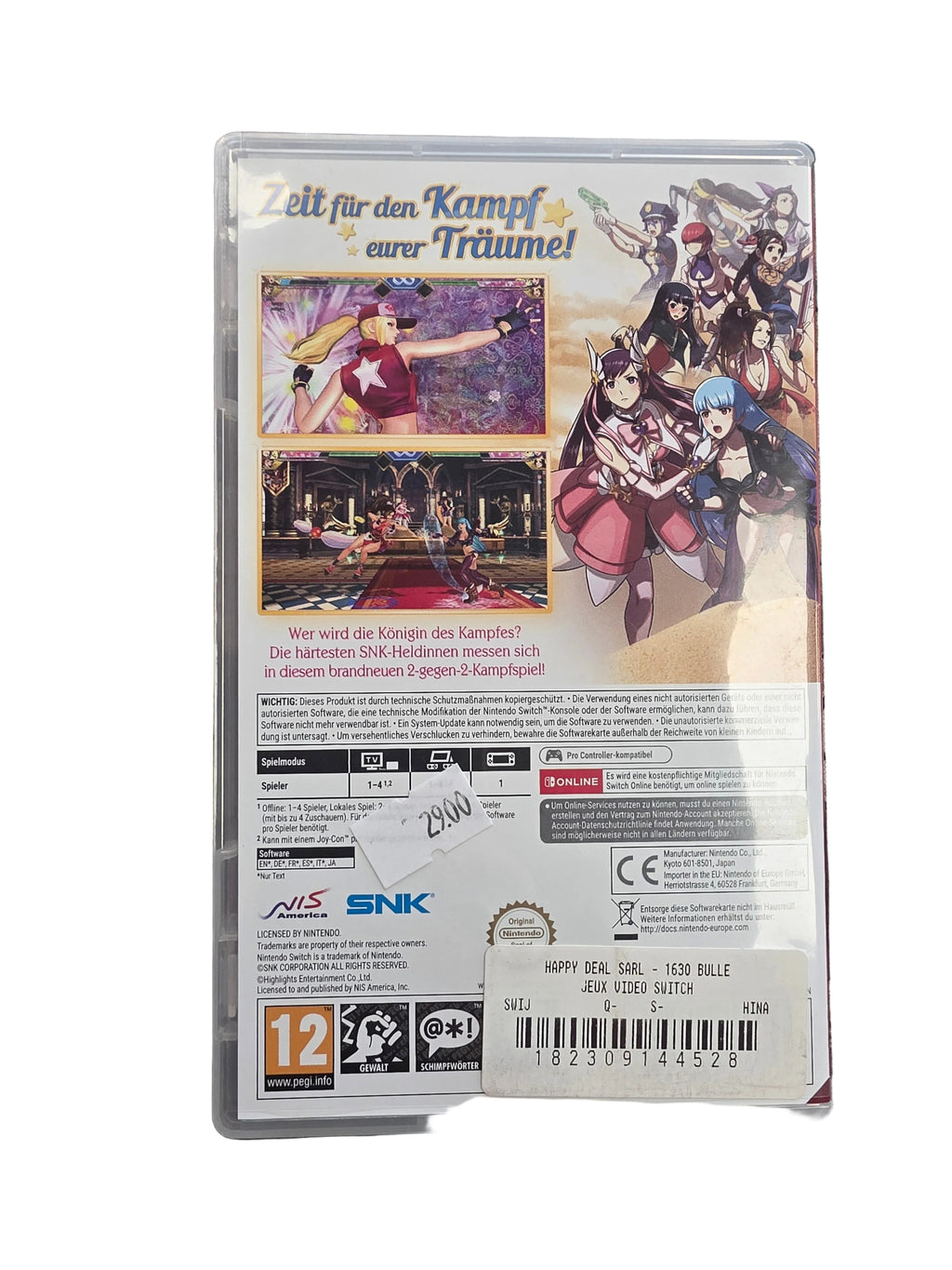 Snk Héroïnes tag Team frenzy Switch