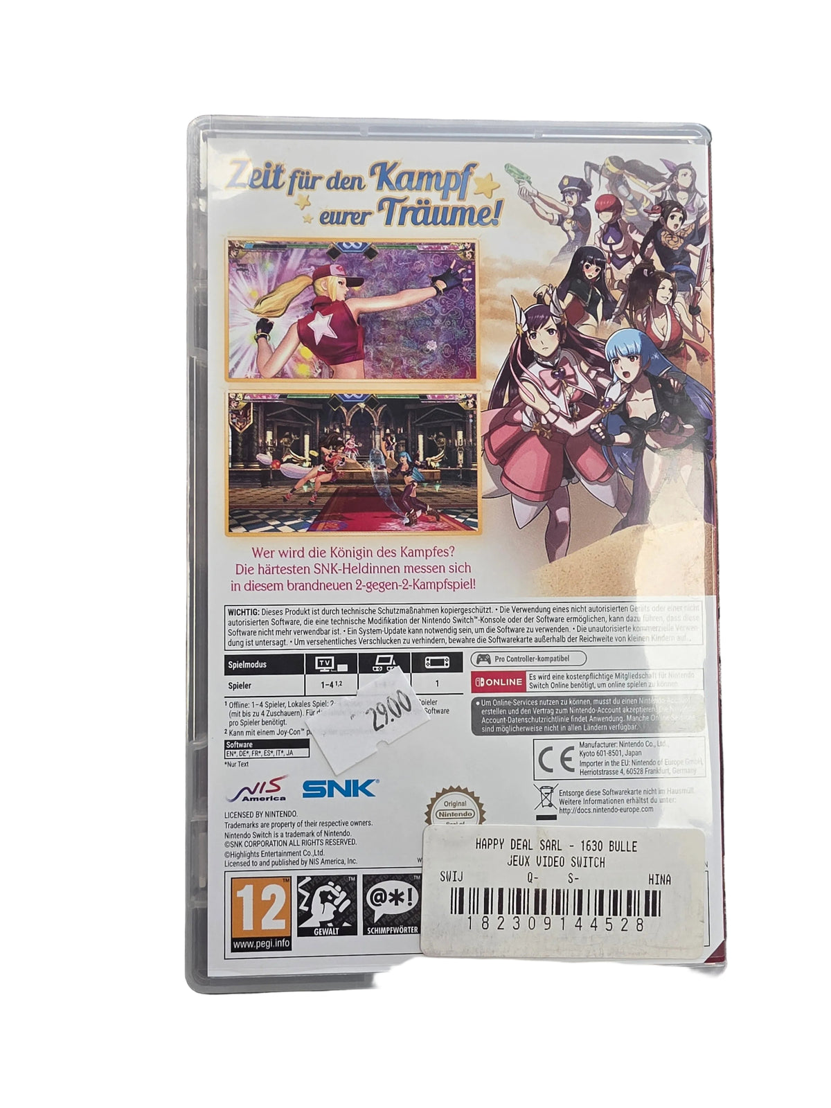 Snk Héroïnes tag Team frenzy Switch