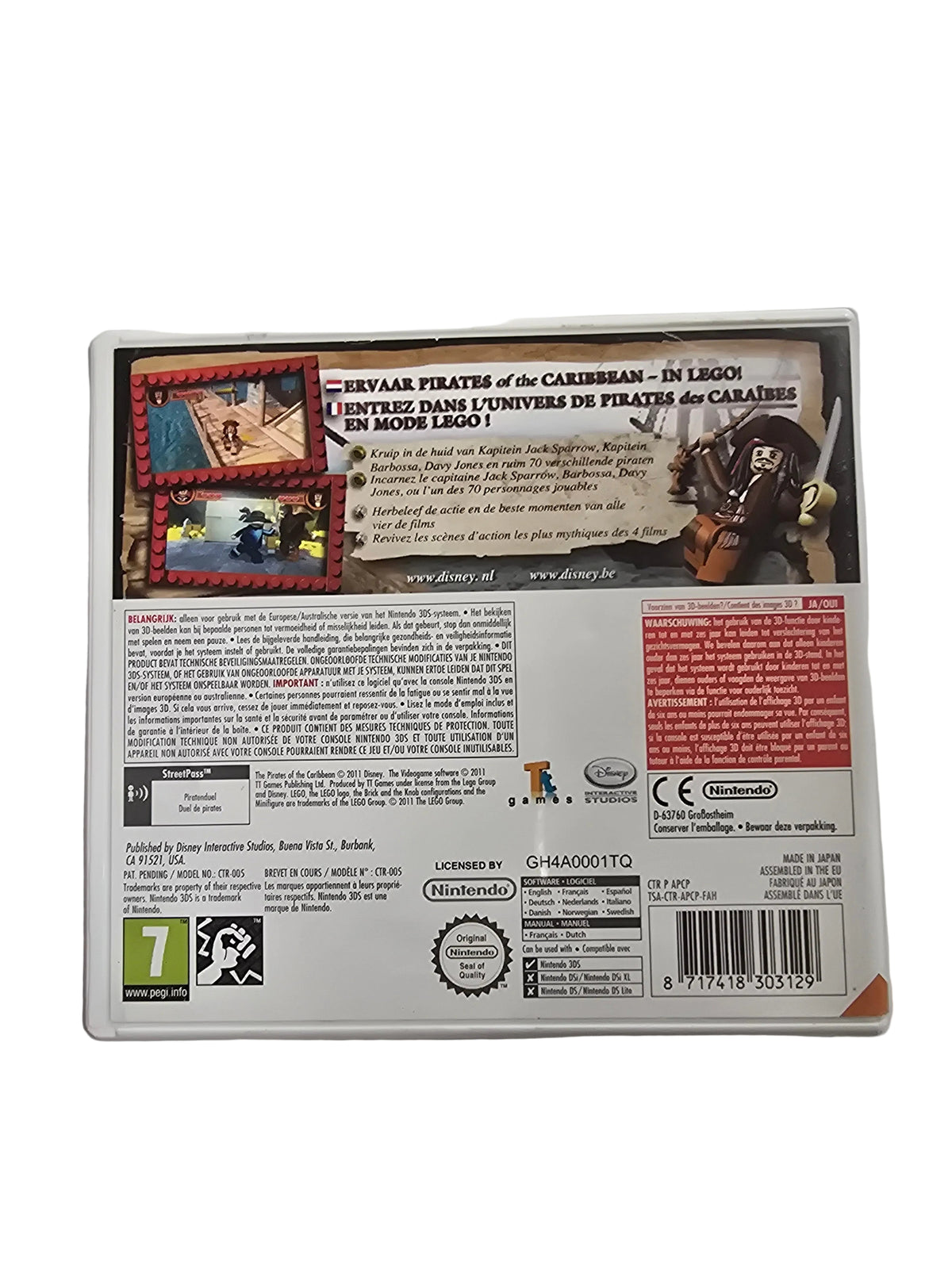 LEGO Pirates of the caribbean 3DS