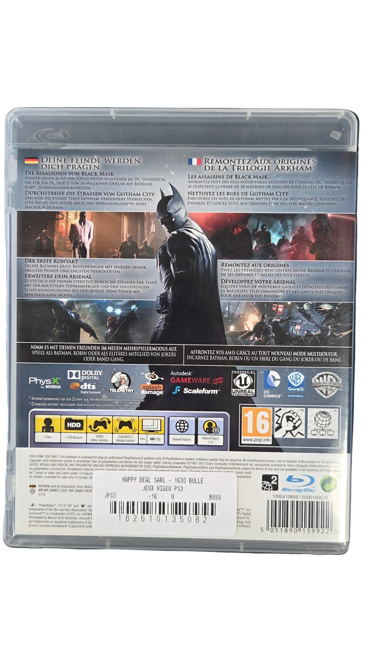 Batman Arkam Origins JPS3