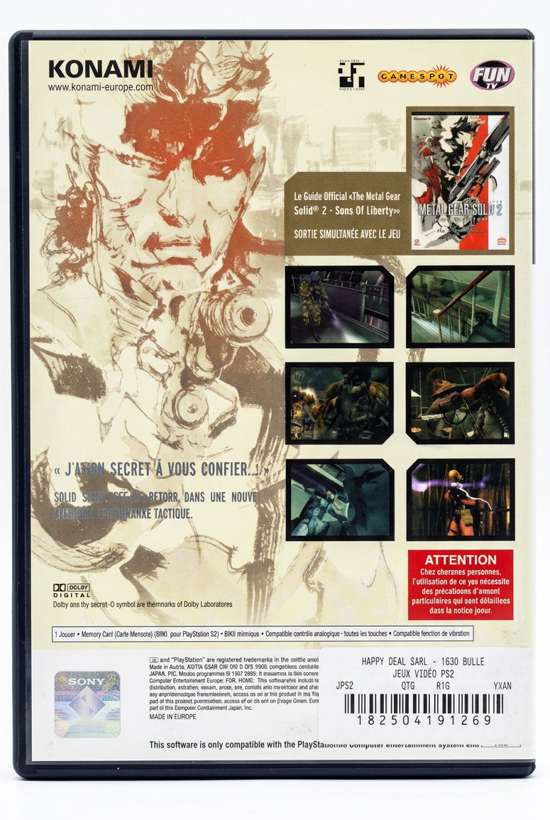 Metal Gear Solid 2: Sons of Liberty JPS2