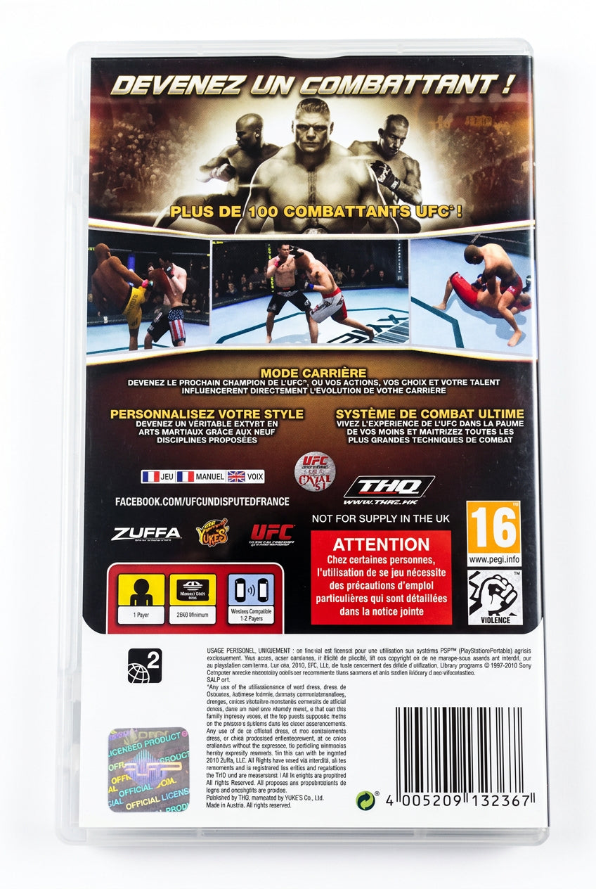 UFC Undisputed 2010 PSP