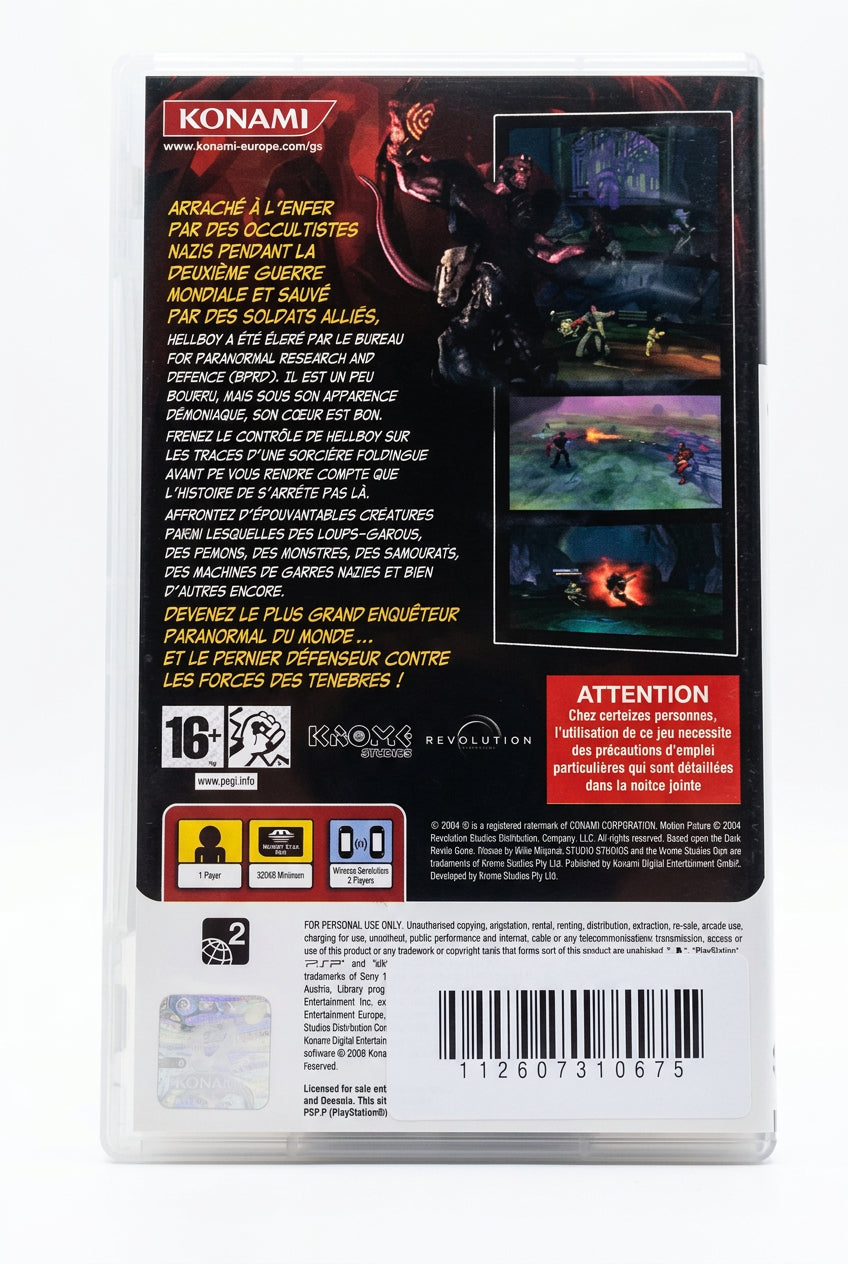 HellBoy The Science Of Evil PSP