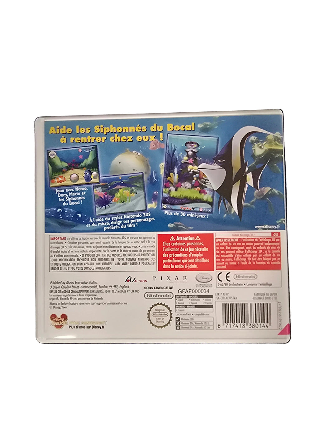 Le monde de Nemo Course vers l'océan 3DS