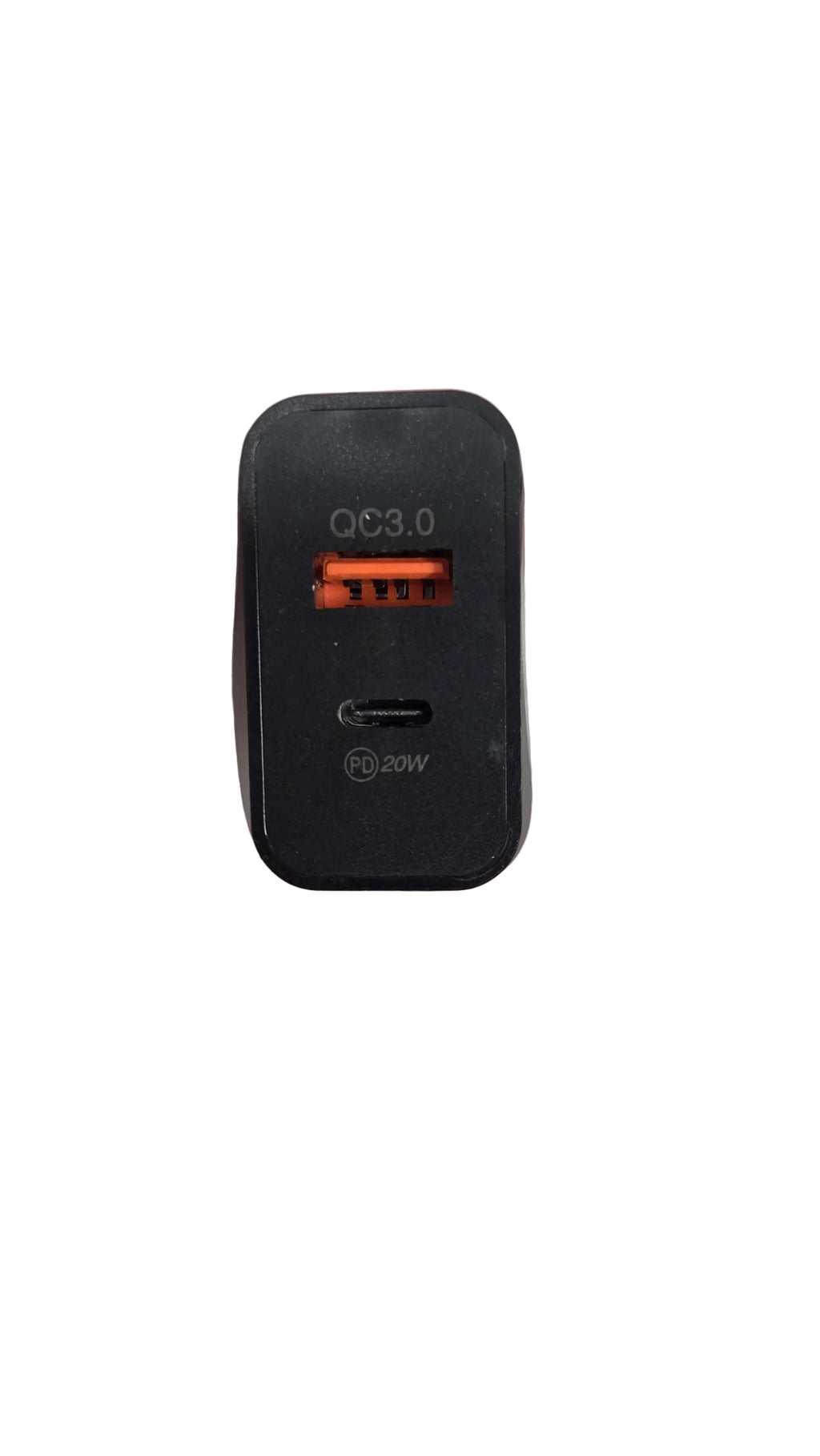 Chargeur secteur USB-A et USB-C 20W Noir ou blanc