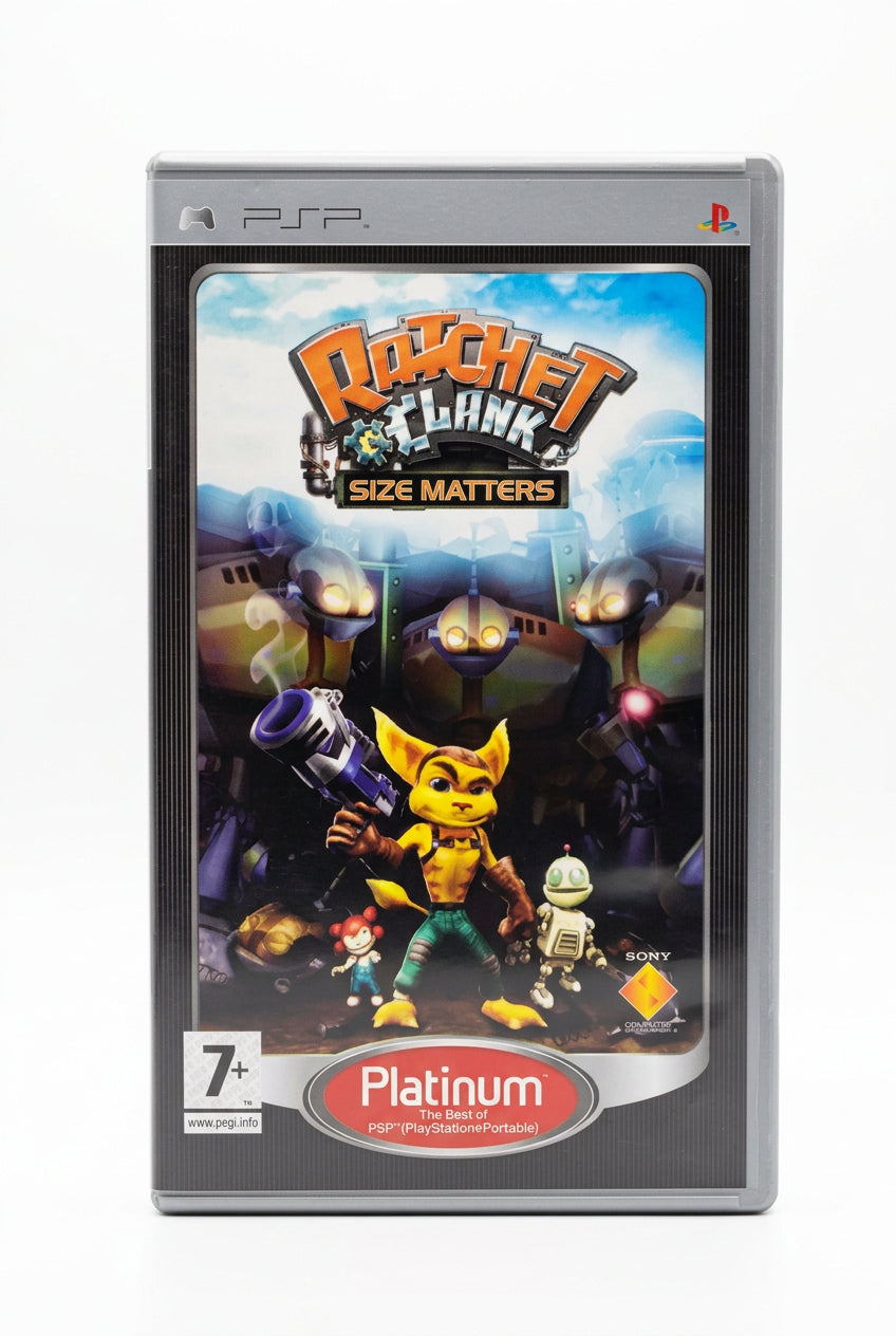 Ratchet Clank Size Matters Platinum PSP