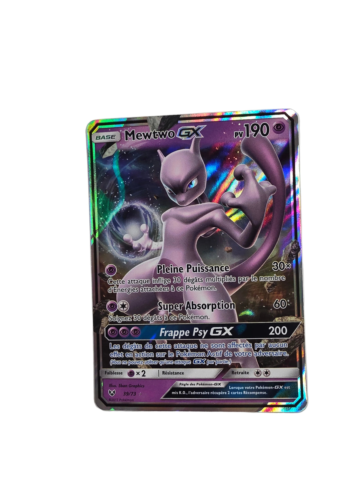 39/73 Mewtwo gx FR