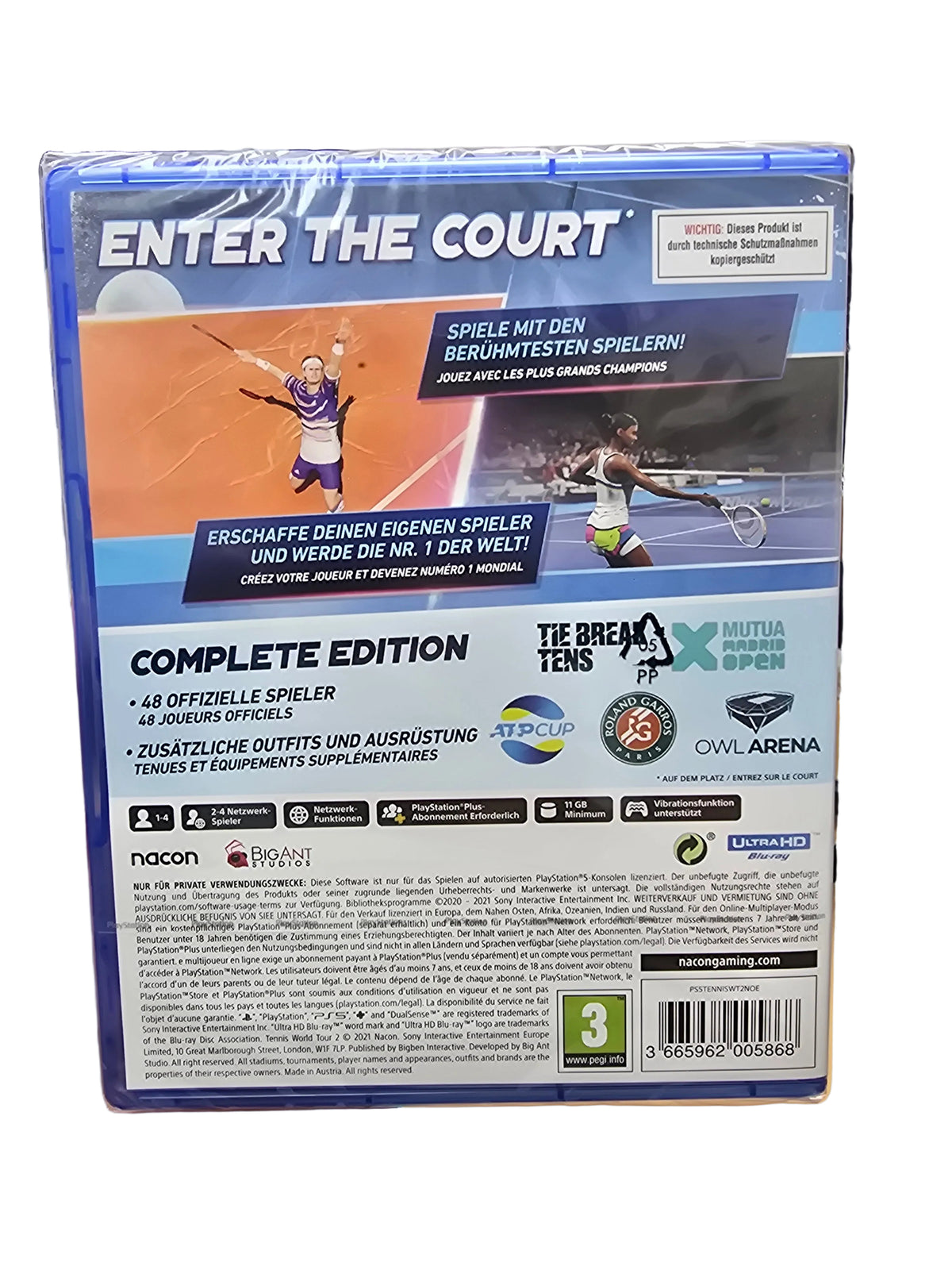 Tennis World Tour 2 (neuf) PS5